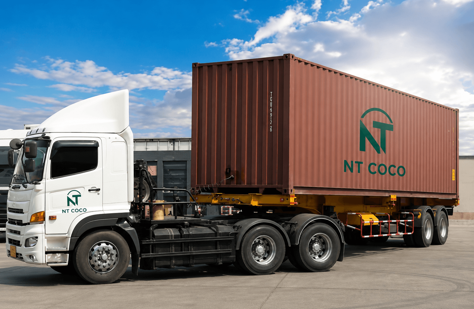 NT COCO branded trailer truck